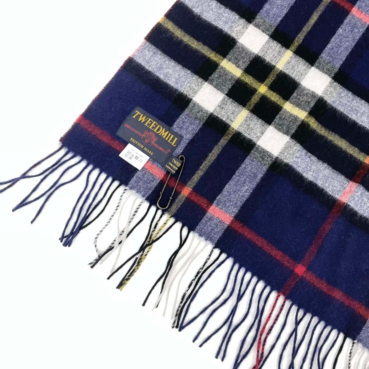 新品　ツイードミル　TWEEDMILL ネイビー ブランケット TWEED MILL 【並行輸入品】 ツイードミル ブランケット ストール