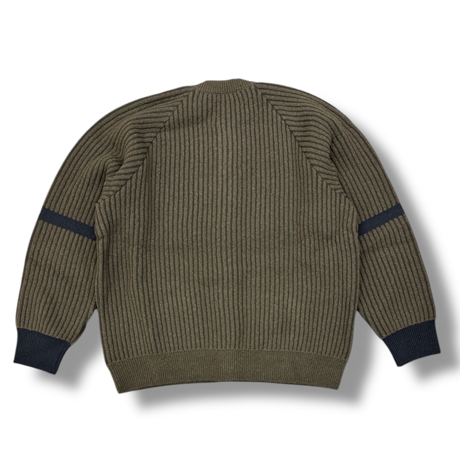 stein THICK WALE RIB CREW NECK CARDIGAN HOT ! Stein Thick