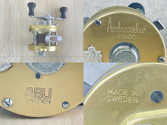 レア リール【中古】ABU Ambassdeur 4500C ゴールド ベイトリール アブ