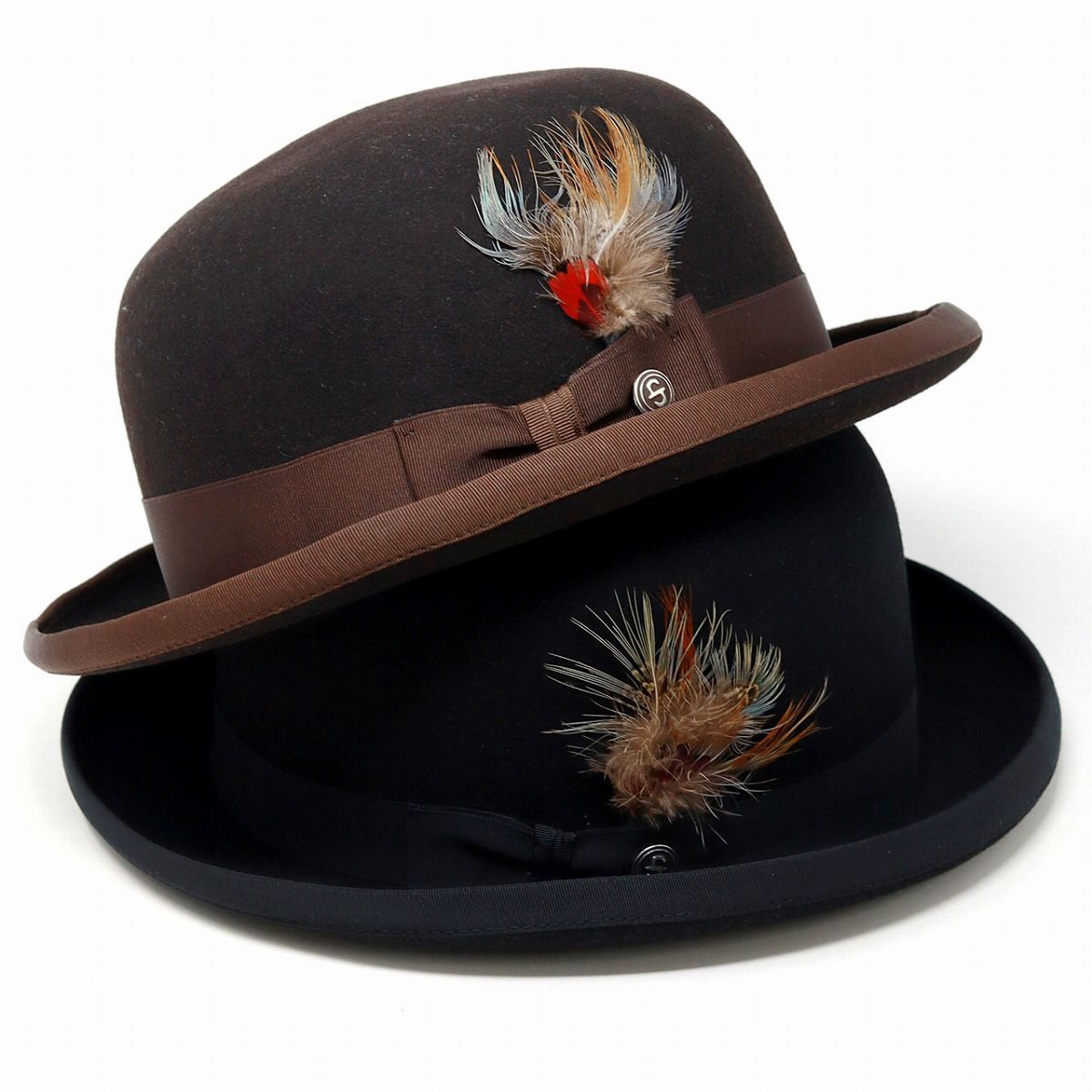 STETSON (ステットソン)DERBY WOOL メンズ ボーラーハット 紳士帽