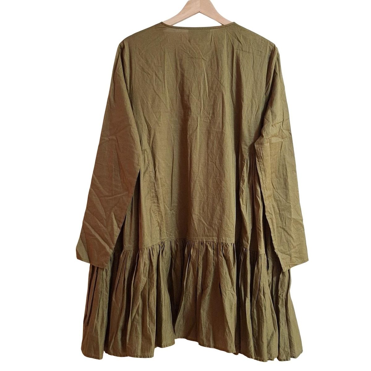 Merlette マーレット チュニック サイズS レディース - カーキ クルーネック|長袖|JOURNALSTANDARDコラボ