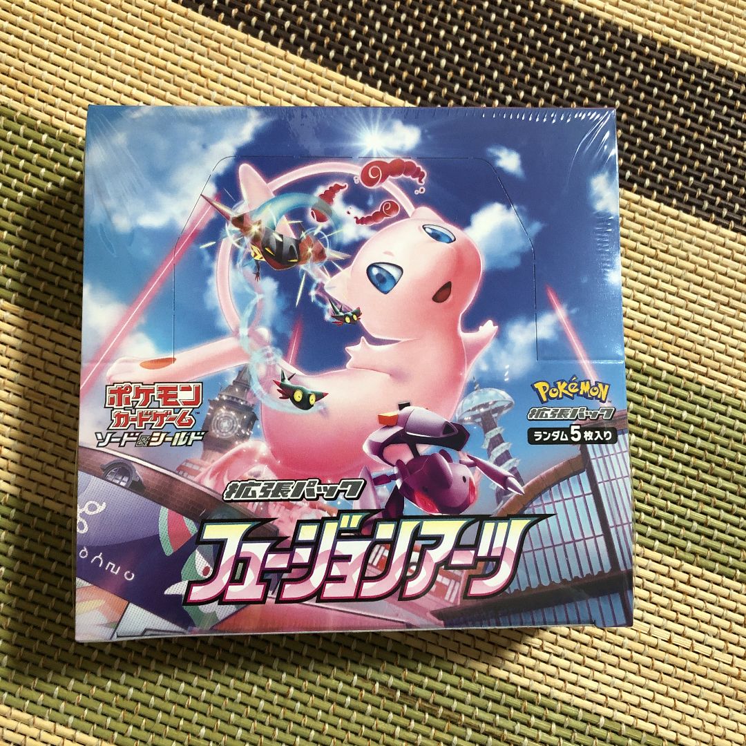 別注商品フュージョンアーツ　5box シュリンク付 ポケモンカードゲーム