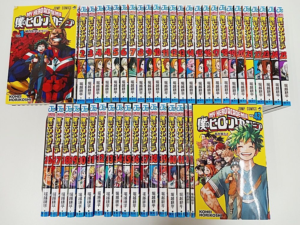 僕のヒーローアカデミア 1～42巻 全巻 Vol. Origin Vol. Rising セット 集英社 堀越耕平 MA4B1-197