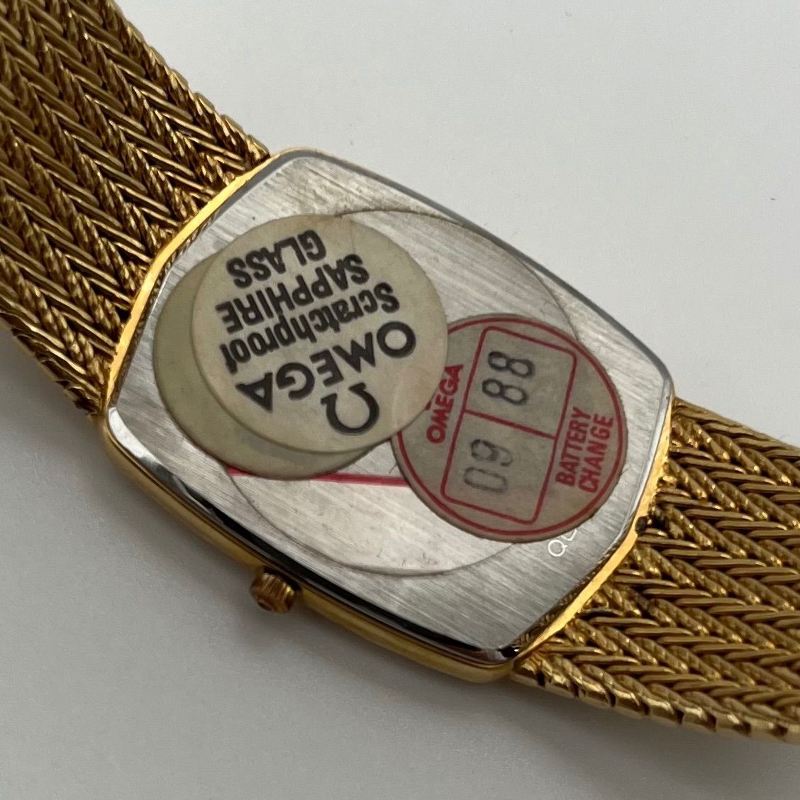 u*a様 OMEGA De Ville ゴールド メッシュバンド　稼働品 中古】OMEGA/De Ville/オメガ/デ・ヴィル/クォーツ/ゴールド