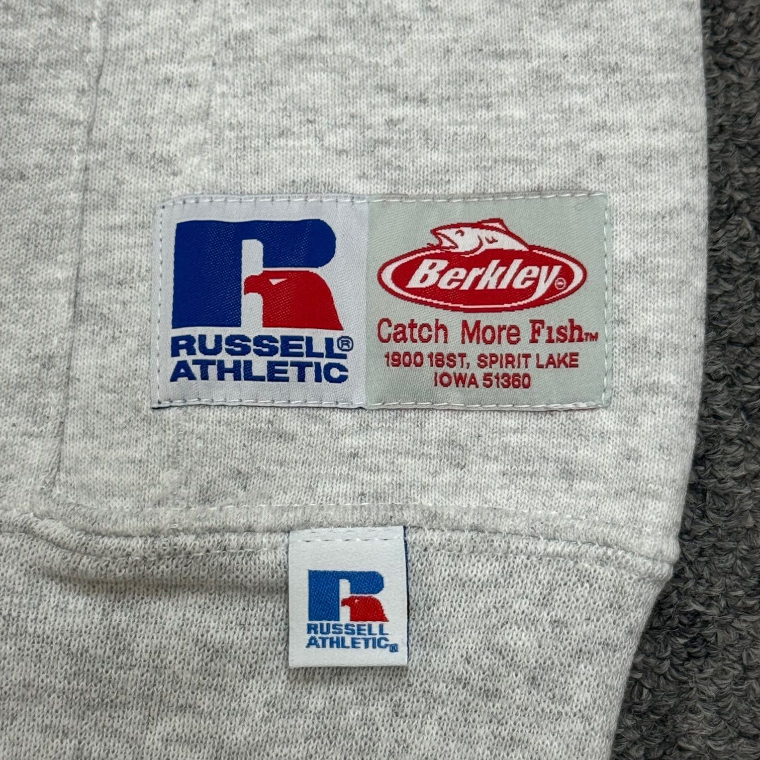 参考上代12100円 未使用品 Russell Athletic × BERKLEY MULTI LOGO 