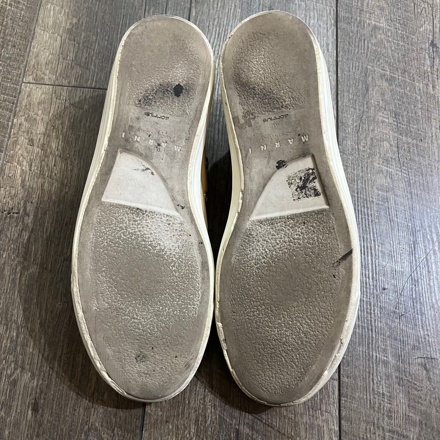 国内正規 MARNI PAINTED SNEAKERS SNZU005402 エナメル パテント