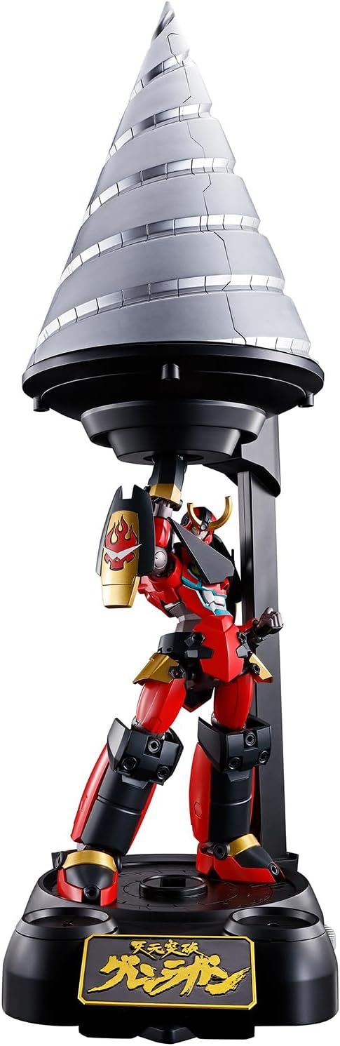 TAMASHII NATIONS 超合金魂 天元突破グレンラガン GX-107 完全変形合体グレンラガンu0026大回転ギガドリルセット 約180mm PVCu0026ABSu0026ダイキャスト製 塗装済み可動フィギュア