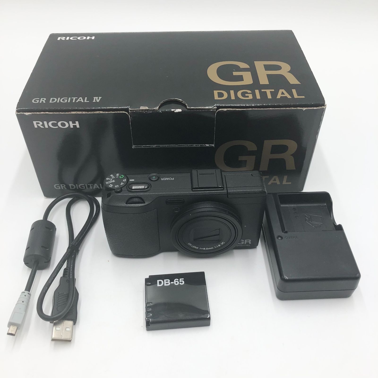 リコー RICOH デジタルカメラ GR DIGITAL IV 175720 ブラック