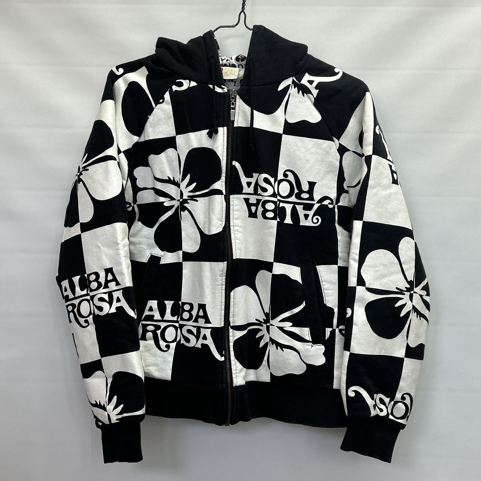 浜館77-2142】 【店舗併売品】 ALBA ROSA アルバローザ マス目 ジップ