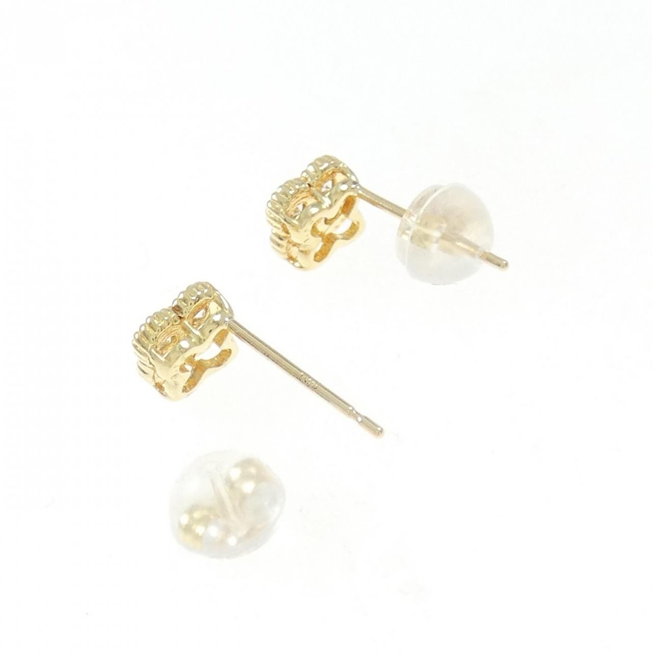 K18YG フラワー ダイヤモンド ピアス 0.30CT コメ兵|K18YG K18YG フラワー ダイヤモンド ピアス 0.30CT コメ兵|K18YG