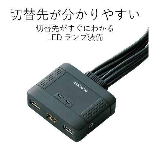 パソコン切替器 ＨＤＭＩ対応KVM-HDHDU2