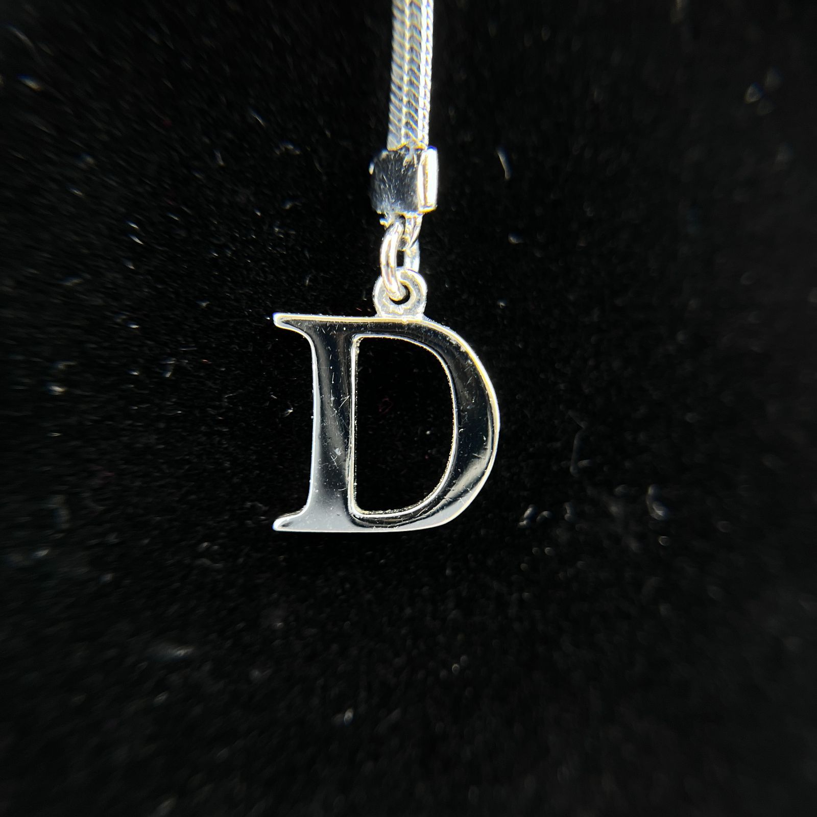 Diorクリスチャン ディオール CDロゴ リボン ネックレス 中古】Christian Dior クリスチャンディオール リボン CDロゴ