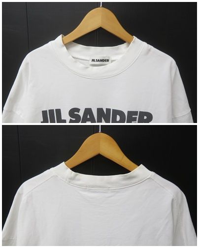 JIL SANDER / Tシャツ/--/コットン/ホワイト/無地/JPUS707533 MS248608 JIL SANDER ジルサンダー JPUS707533 MS248608 ロゴTシャツ S - メルカリ