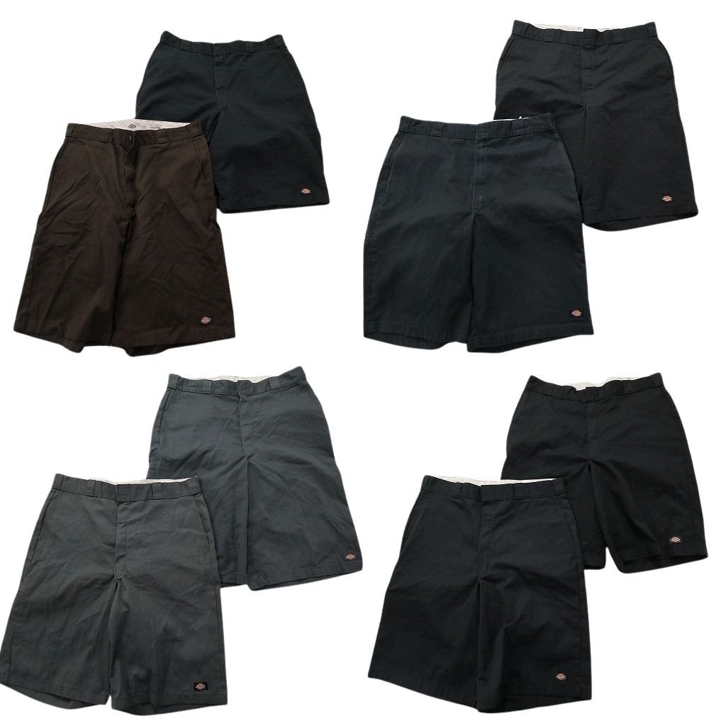 古着卸 ディッキーズ Dickies ルーズフィット ワークショートパンツ セルフオンポケット 8枚セット メンズ 40 古着 NA4767