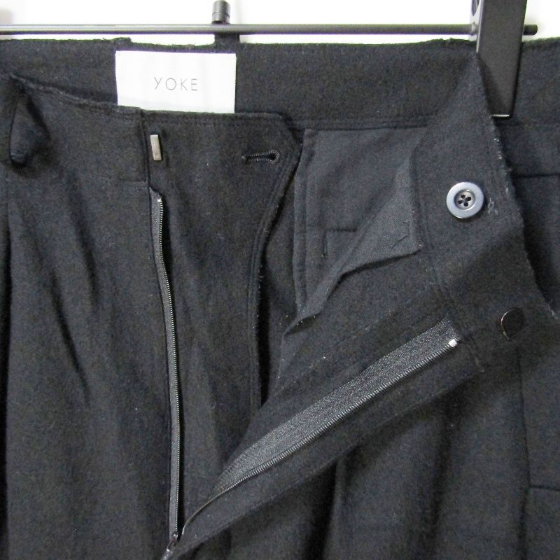 YOKE  2019AW    ワンタックワイドトラウザー YOKE 2019AW ワンタックワイドトラウザー（YOKE | Official
