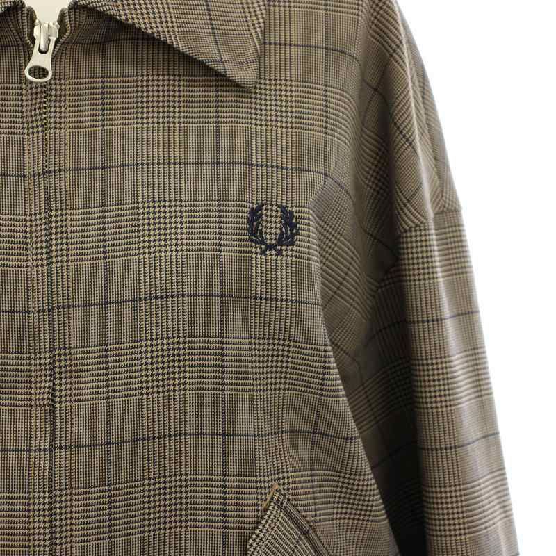 FRED PERRY CABAN JACKET チェック M Fred Perry Green Caban Jacket Fred Perry