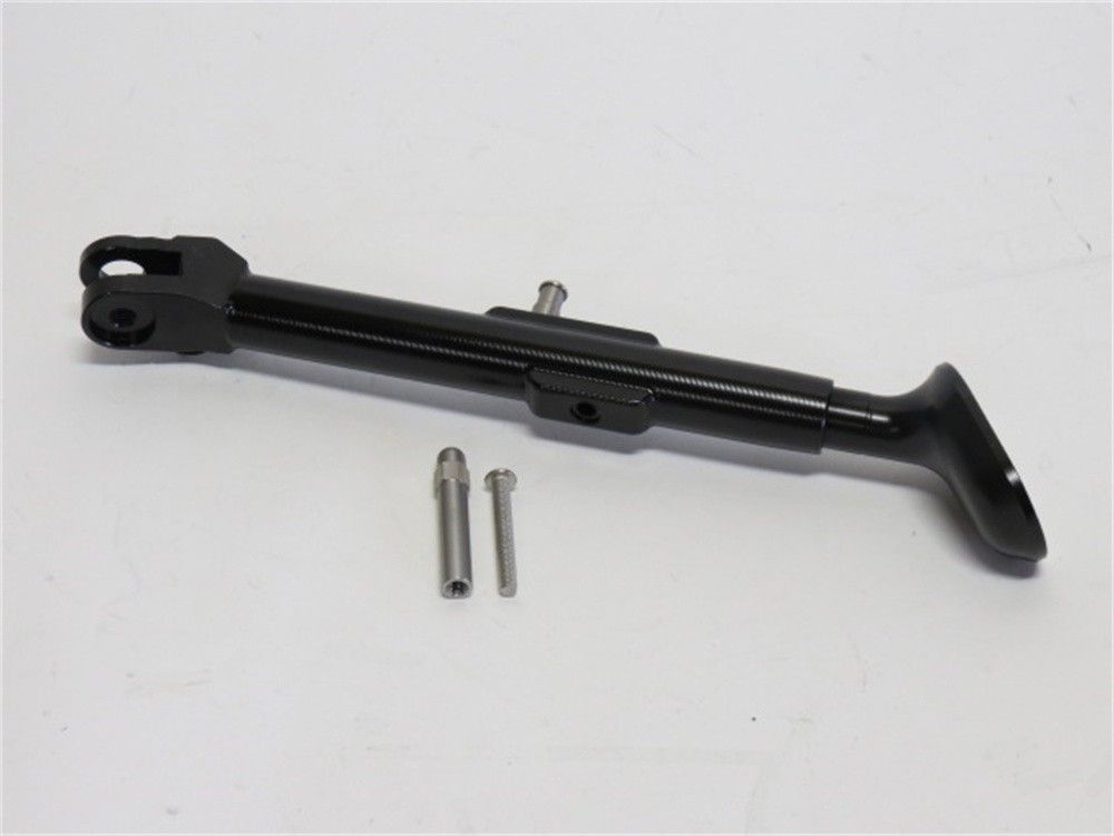 TENERE700 テネレ700 2020-2025 Tenere 700 |XT700Z CNC アルミ サイドスタンド 高さ調整 黒 34