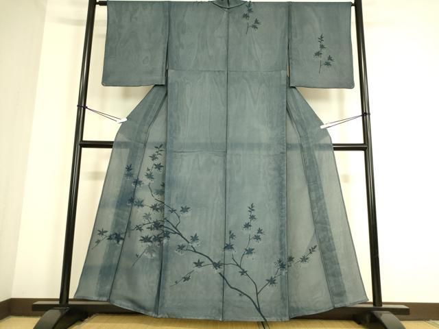平和屋着物▽訪問着　無双　紗袷　紋紗×絽　草花文　正絹　逸品　未使用　DABE4320az 平和屋着物▽訪問着 無双 紗袷 紋紗×絽 草花文 正絹 逸品 未使用