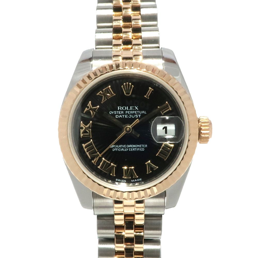 【あす楽対応】 ロレックス 天白】ROLEX 腕時計 D番 179173 デイトジャスト 本体