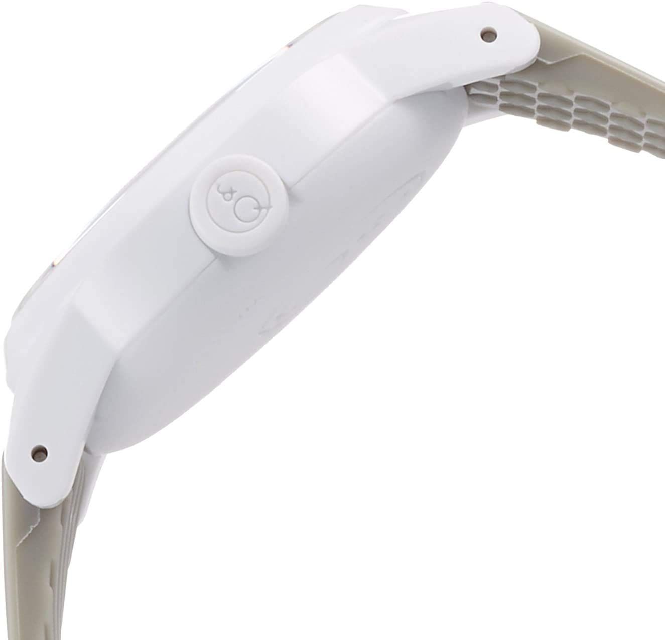  Q-Q SmileSolar キューアンドキュー スマイルソーラー 腕時計 ソーラー アナログ 防水 ウレタンベルト RP 01-015 レディース ホワイト × グレー 腕時計 キッズファッション小物