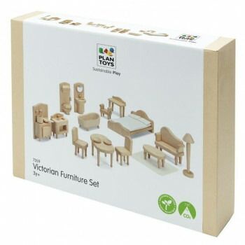 正規輸入品 プラントイ 木製玩具 ビクトリアン家具セット 7359