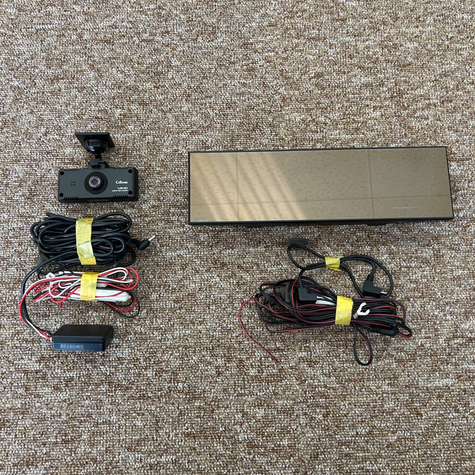 ドライブレコーダー ミラー型レーダー セット AR-262GM CSD-500FHR