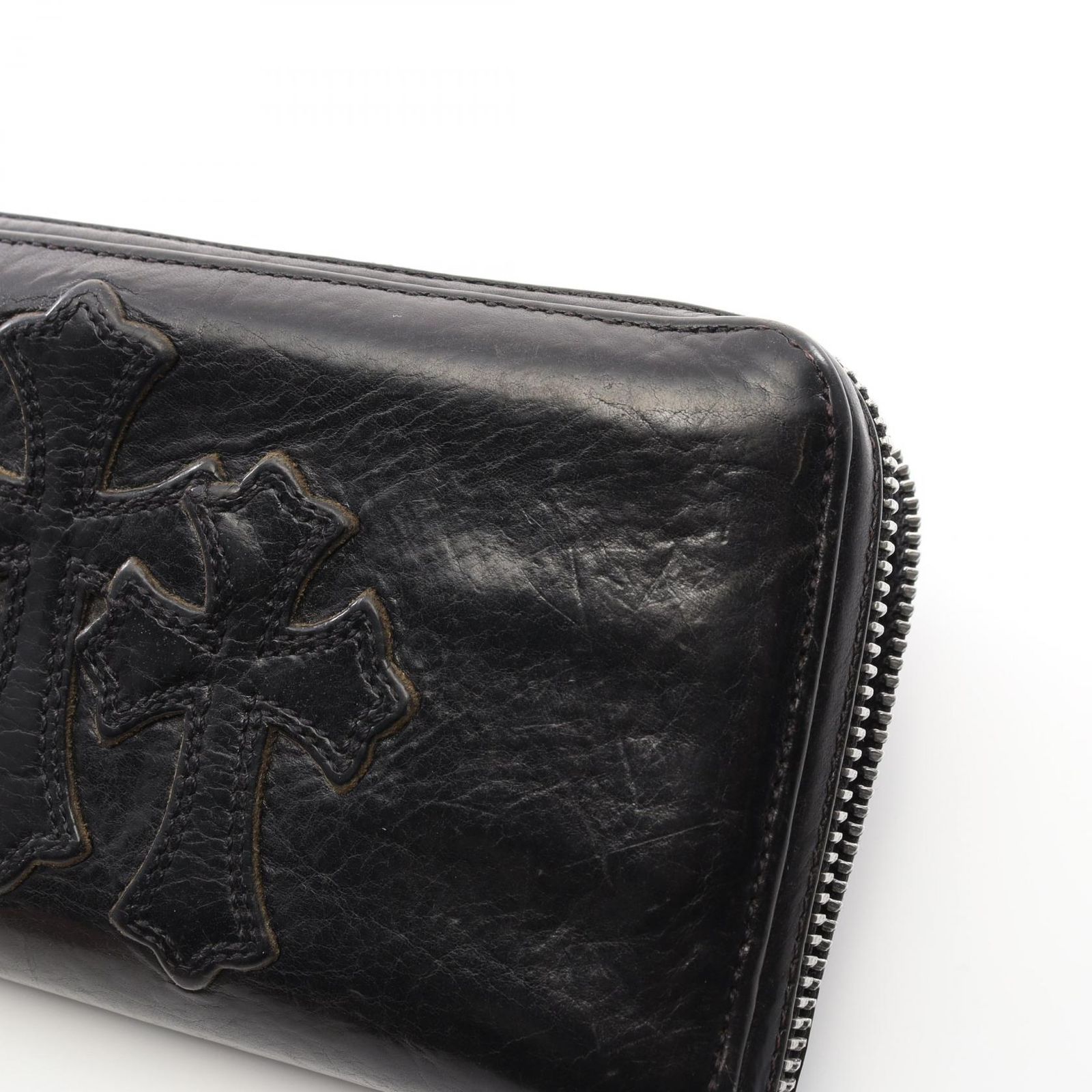 クロムハーツ セメタリー 長財布 ラウンドジップ クロムハーツ CHROME