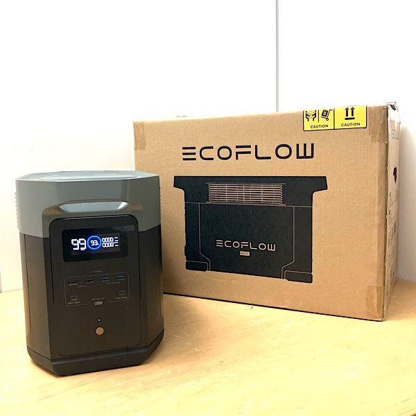EcoFlow|エコフロー DELTA 2 Max EFDELTA2MAX-JP リン酸鉄リチウムイオン電池 ポータブル電源 ●92215