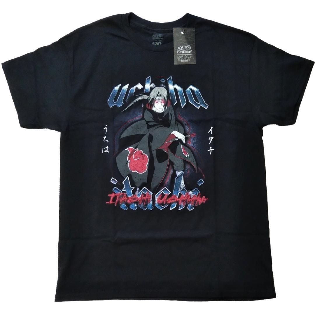 ナルト Tシャツ Lサイズ 黒 うちはイタチ naruto 未使用新品 * - メルカリ