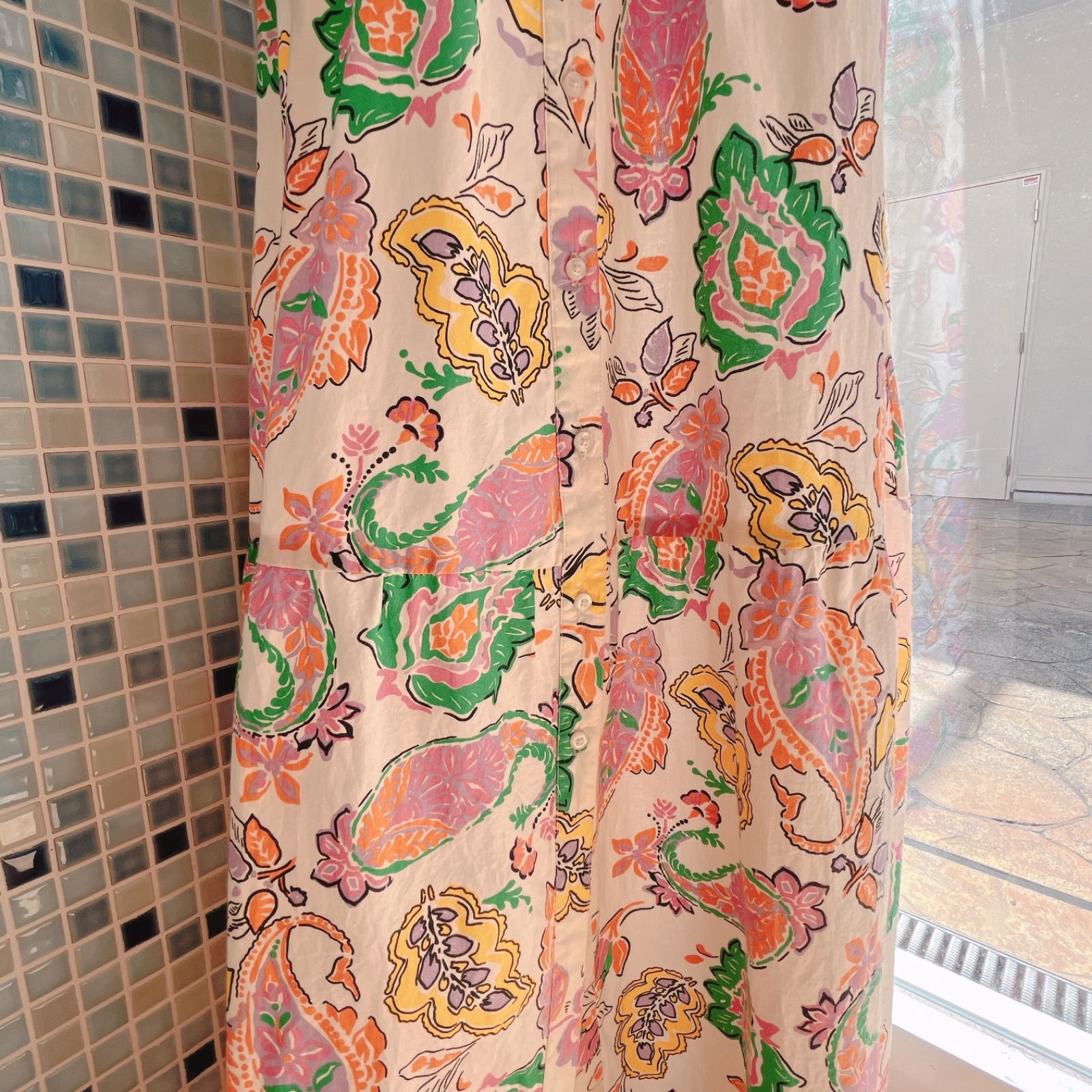 GAUDi 総柄ロングワンピース