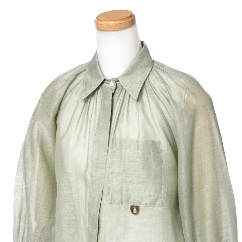 美品 Brunello Cucinelli ブルネロクチネリ ブラウス【古着】【中古