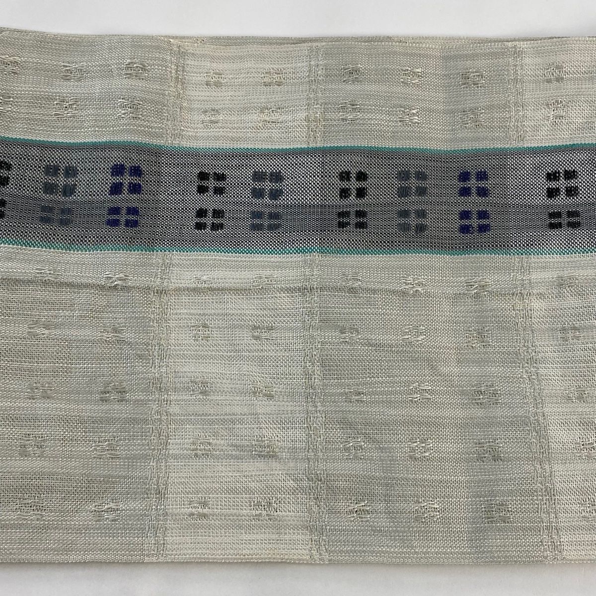 専用帯2005 ●高級 麻 落款 作家物 夏帯 松葉仕立て 名古屋帯 専用帯2005 ○高級 麻 落款 作家物 夏帯 松葉仕立て 名古屋帯