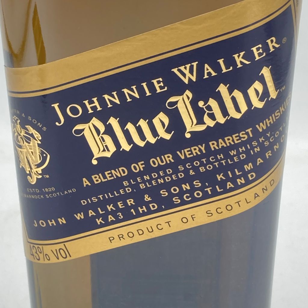 ジョニーウォーカー ブルーラベル 750ml 43% 未開封 - メルカリ