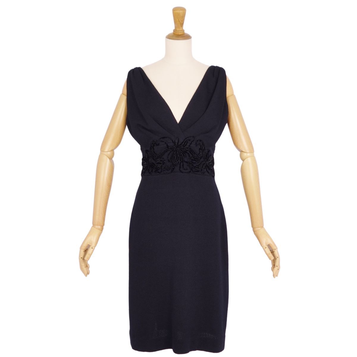 美品 セント ジョン ST.JOHN EVENING ワンピース ノースリーブ 美品 セント ジョン ST.JOHN EVENING ワンピース ノースリーブ