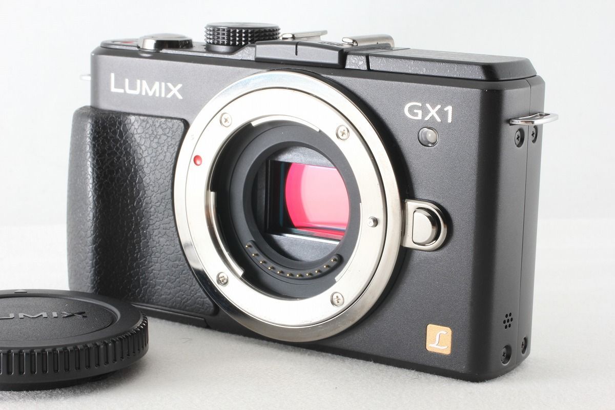 パナソニック Panasonic LUMIX DMC-GX1 ボディ ブラック 僅か1914ショット ストラップ 取説付 48556