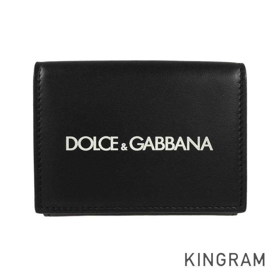 ドルチェアンドガッバーナ DOLCE&GABBANA レザー 三つ折り財布 rkd【中古】