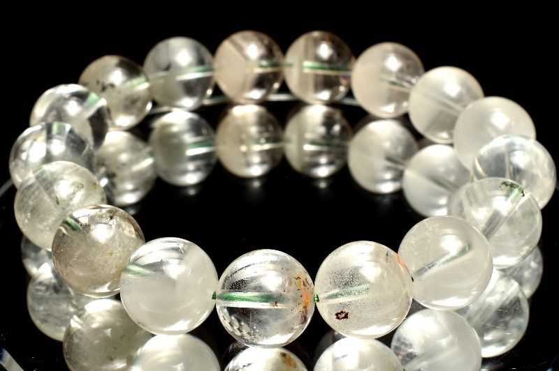 1点物】マルチカラー千層レイヤー ガーデンクォーツ 12mm