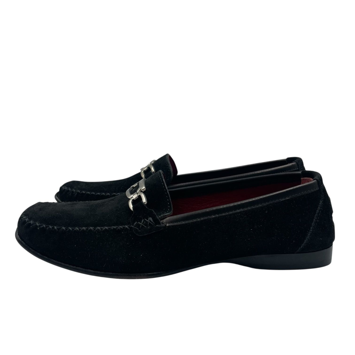 未使用品 Salvatore Ferragamo フェラガモ ローファー スウェード 