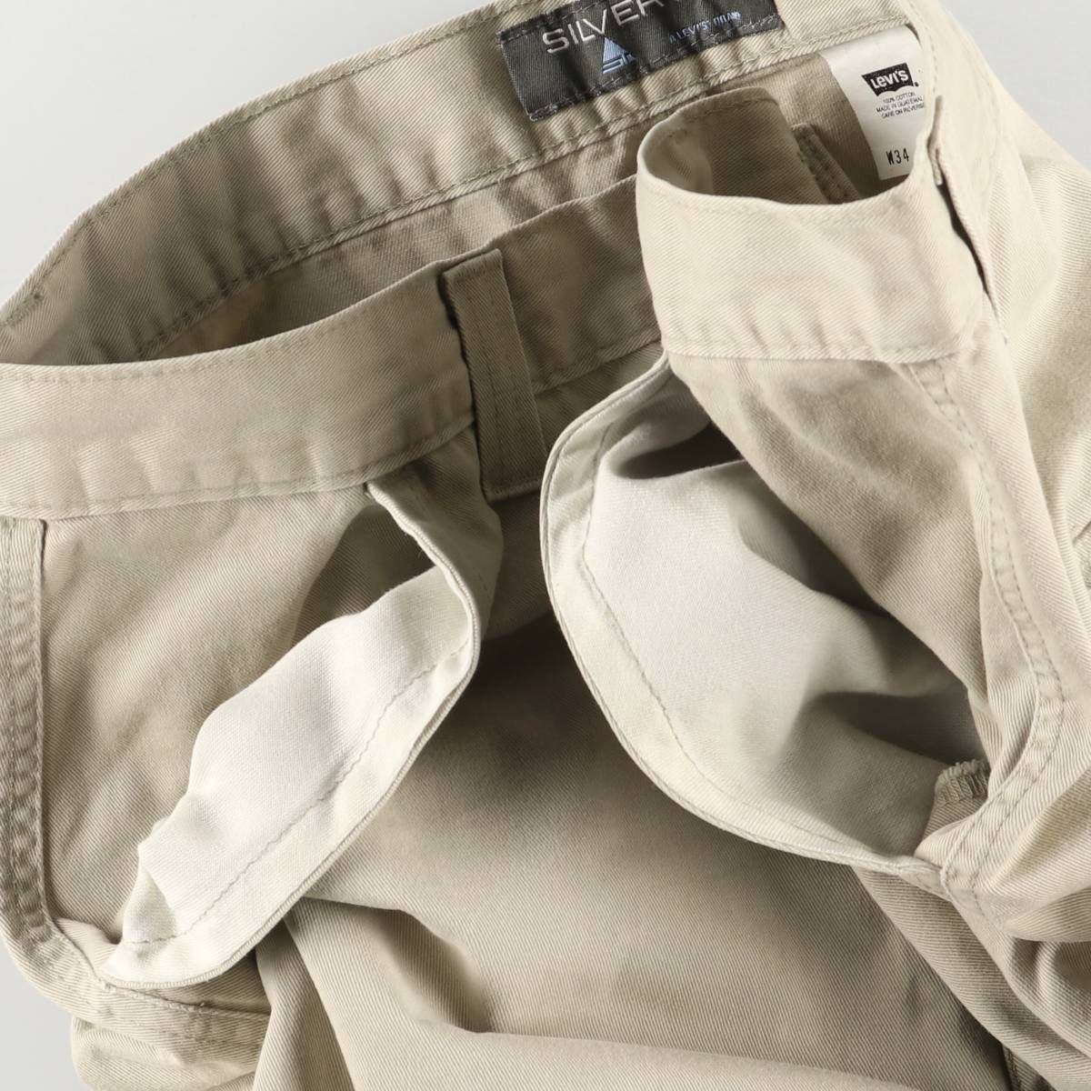 引き取り 古着 リーバイス Levi s SILVER TAB シルバータブ チノパンツ カーゴパンツ メンズw34相当|eaa581187