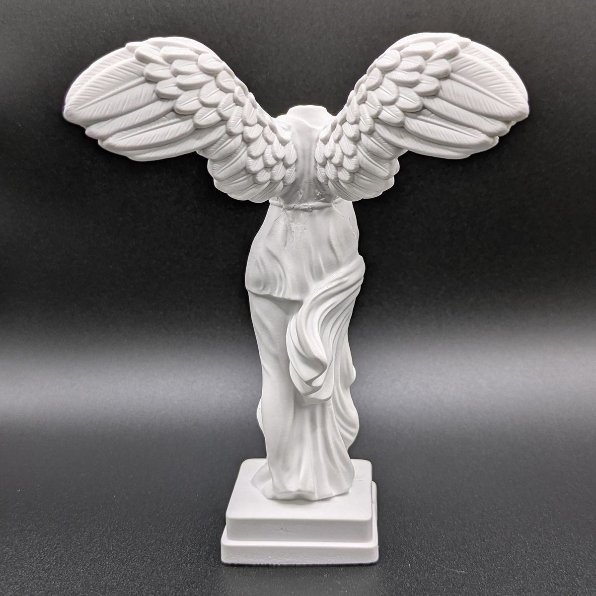 サモトラケのニケ風 フィギュア 14.8cm 勝利の女神 石膏像風 レプリカ