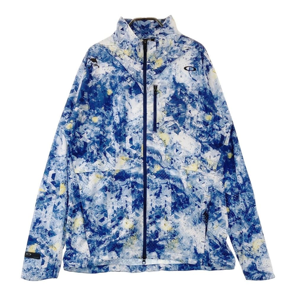 サイズ：XL OAKLEY オークリー ジップジャケット スカル 総柄