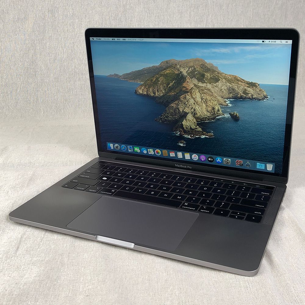 【本体のみ】Apple MacBook Pro (13インチ， 2019， Thunderbolt 3ポート x 4)【Touch Bar・i7・16GB・512GB】A1989 EMC3358/LT-240952（203297）