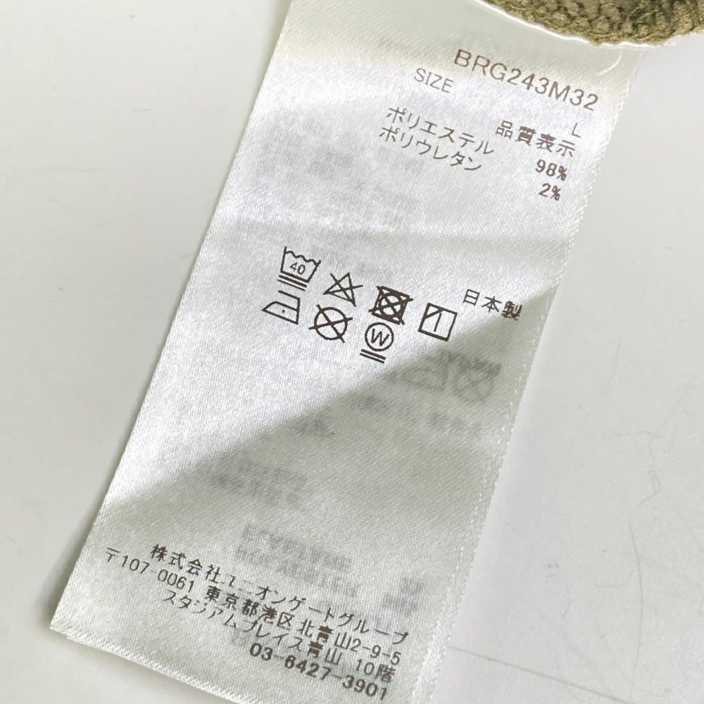 サイズ：L BRIEFING GOLF ブリーフィング 2024年モデル 長袖ポロシャツ