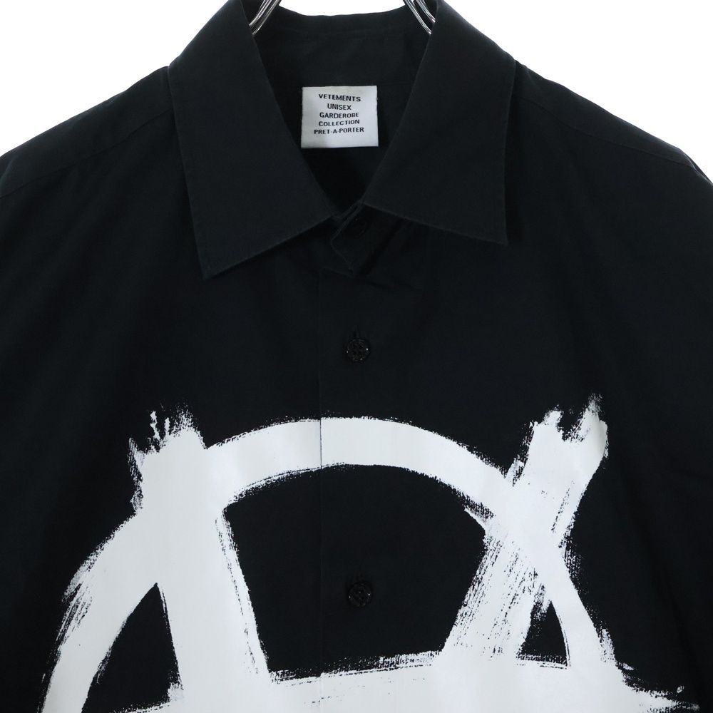 VETEMENTS (ヴェトモン) DOUBLE ANARCHY LOGO SHIRT ダブル