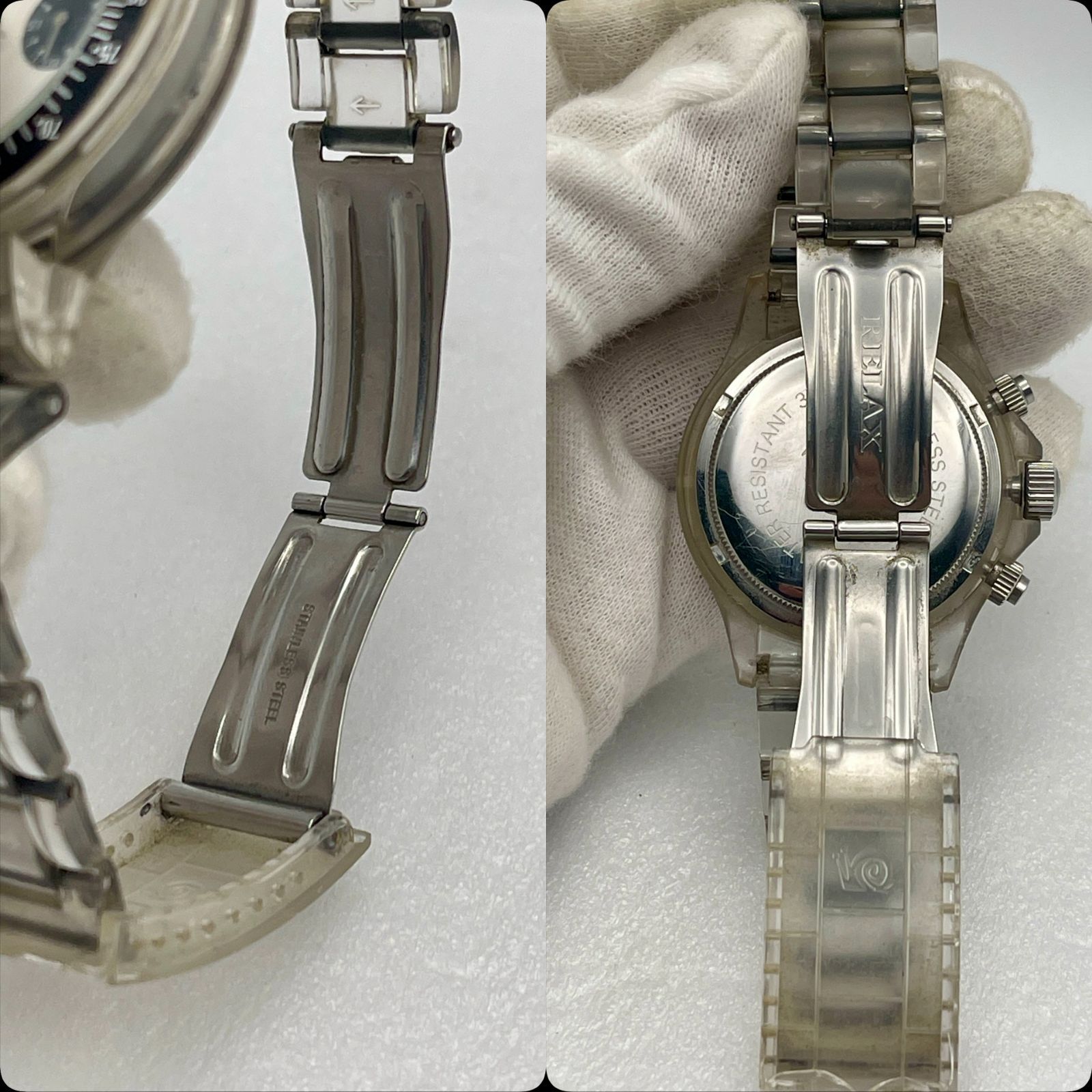 RELAX クロノグラフ 腕時計 ポールニューマン RELAX クロノグラフ 腕時計 ポールニューマン RELAX リラックス