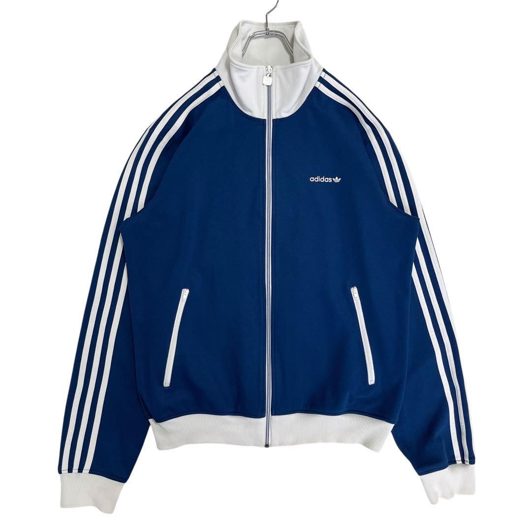 0021 adidas トラックジャケット ベッケンバウアー ブルー