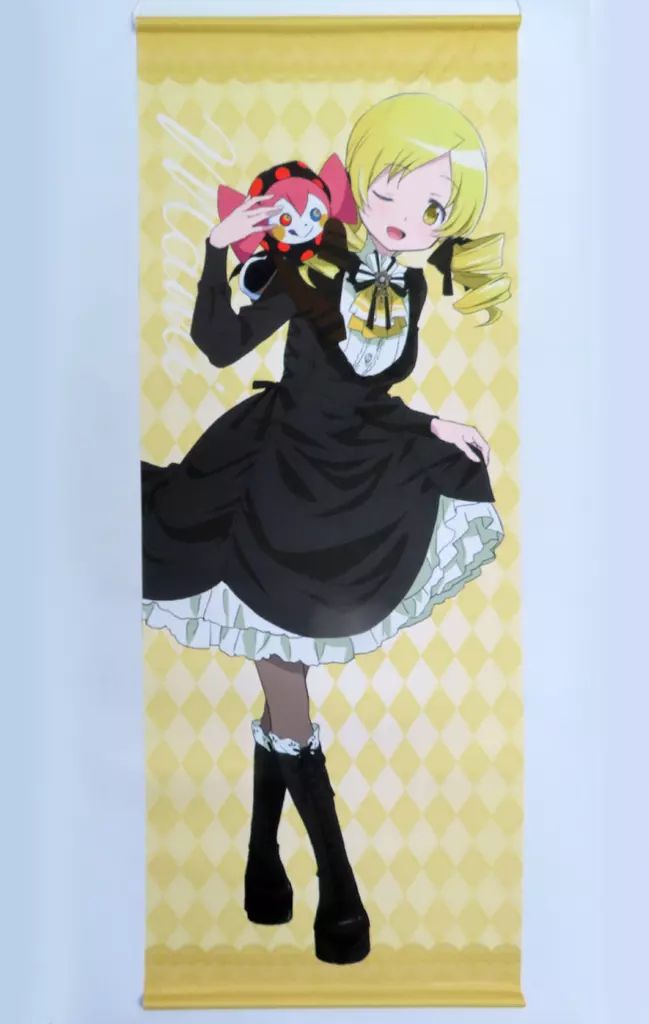 中古】タペストリー 巴マミ 描き下ろし等身大タペストリー ゴシック