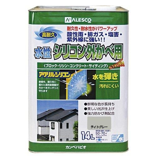5営業日で発送 カンペハピオ Kanpe Hapio KH 水性ｼﾘｺﾝ外壁用 ﾗｲﾄｸﾞﾚｰ 14L 00427650651140