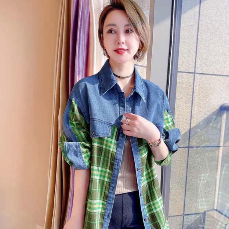 デニムパターン 半袖ロングシャツ サイズ40 楽天市場】チュニック デニム シャツ レディース 長袖 デニム