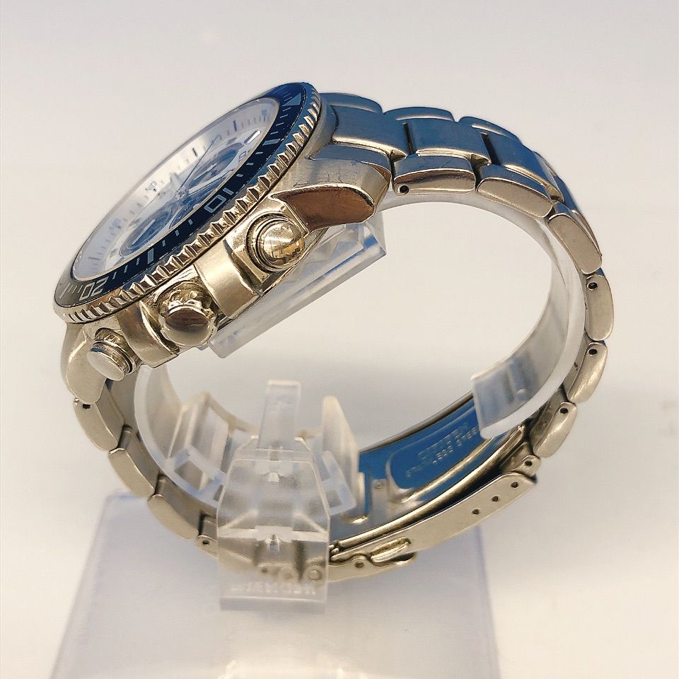 不動品】CITIZEN シチズン エコドライブ 電波ソーラー E610